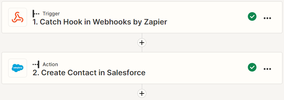 Publish the Zap or continue with more integrations